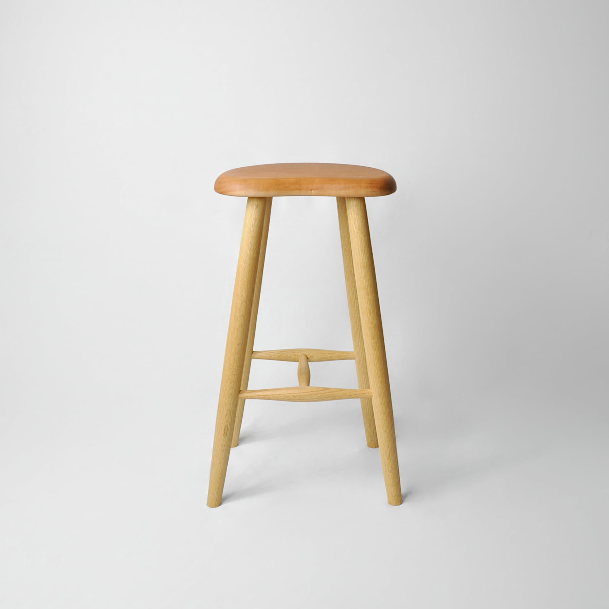 キッチンスツール ケンポナシ Kitchen stool - Japanese raisin tree