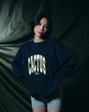 【#Re:room】CACTUS VINTAGE CRACK PRINT SWEAT TRAINER［REC867］