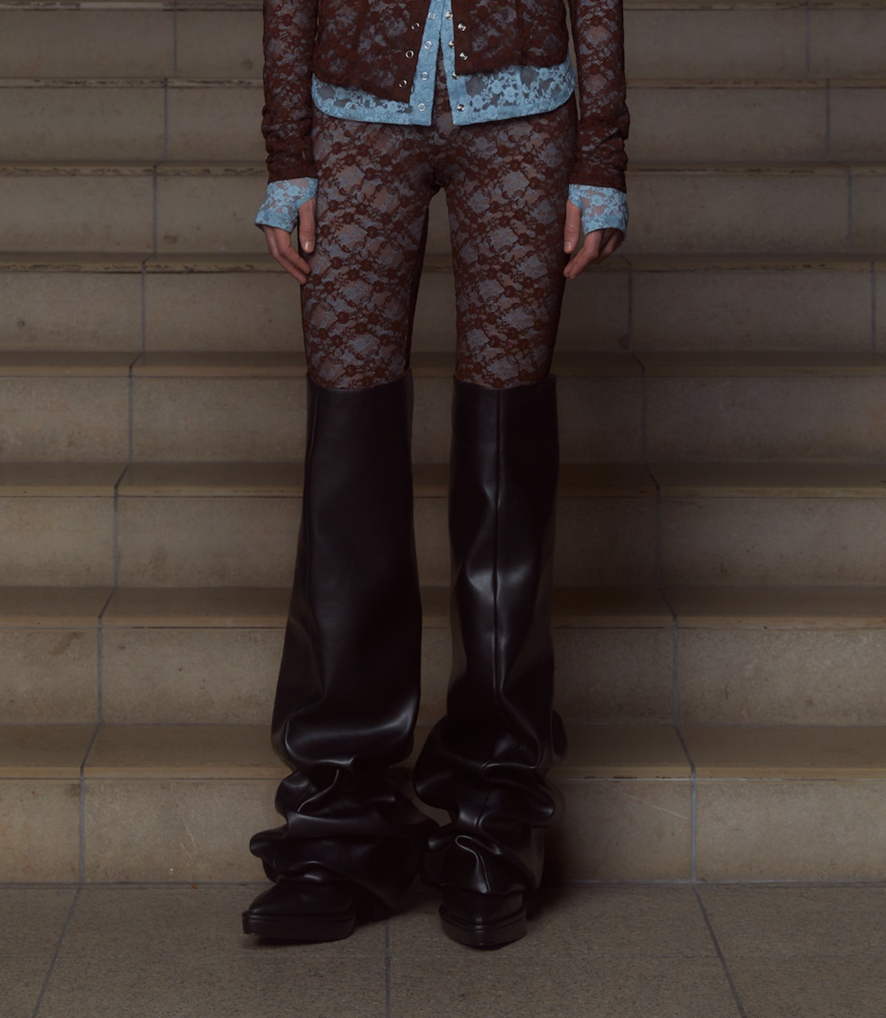 【26AW 予約販売】POOLDE プールデ / レギンス / Shadow Petal Leggings - 3