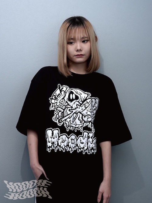 【HOODIE】T/S HDMON BLACK