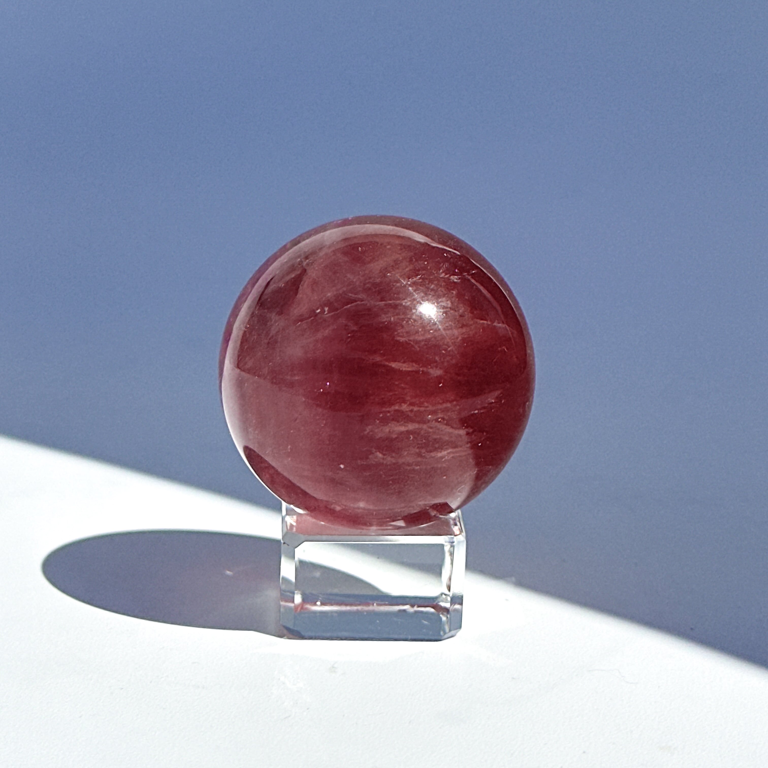 レインボーフローライト スフィア(丸玉)32◇ Rainbow Fluorite Sphere◇ 天然石・パワーストーン・インテリア