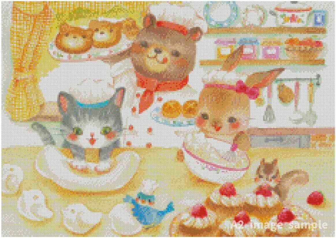 第12弾 100色DA みんなでパン作り | ダイヤモンドアート専門店 red antares