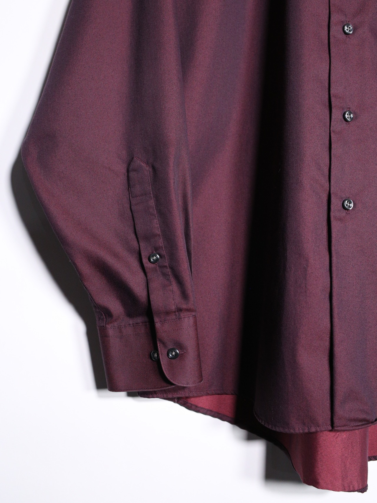 burgundy color oversize drapery shirt - 10