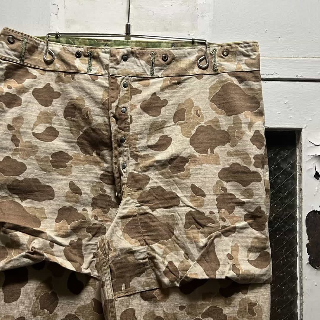 40‘s USMC P-44 HBT Duck Hunter Pants Special!!】40's USMC P-44 Duck Hunter Camo Pant | 下北沢SPiKe＆SPiCe