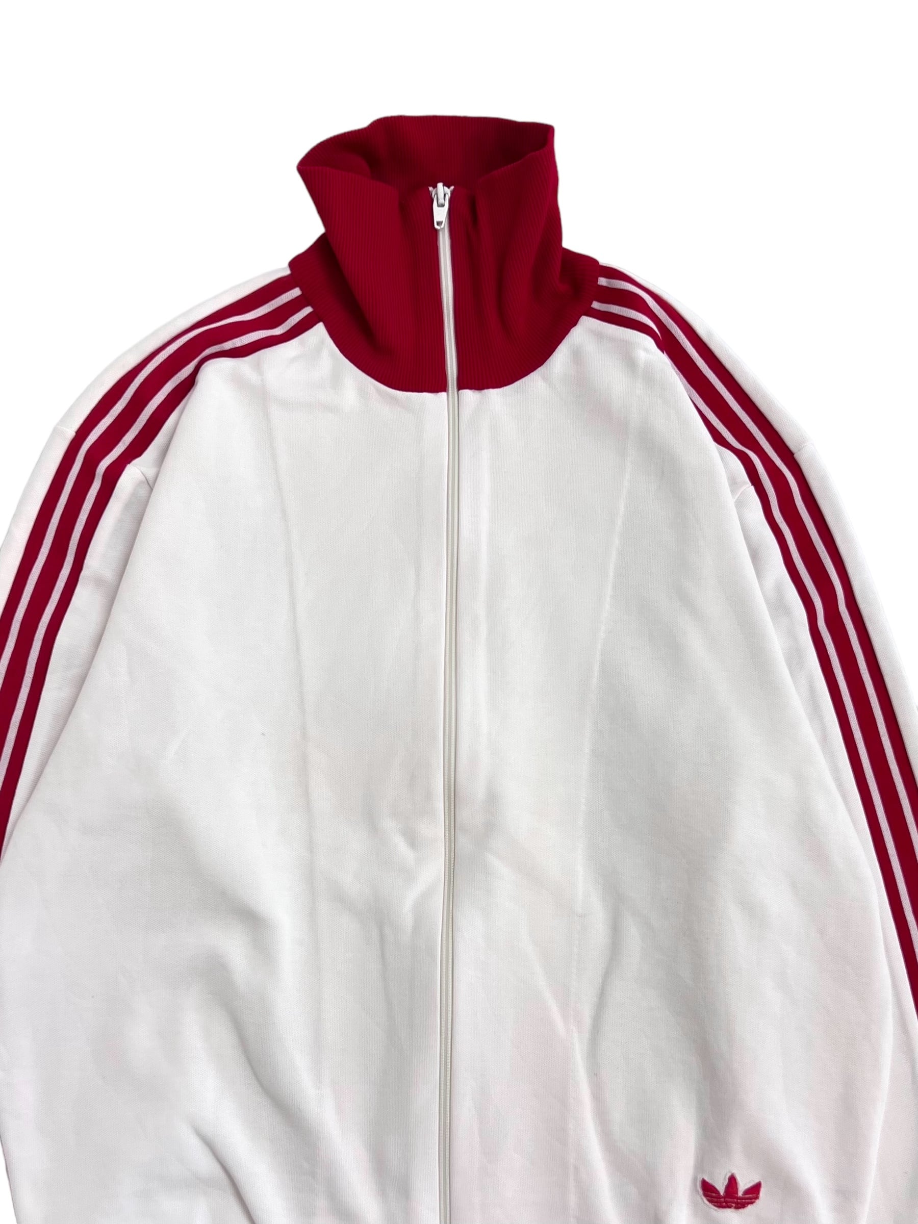 a-05/デッドストック adidas アディダス デサント レッド×ホワイト