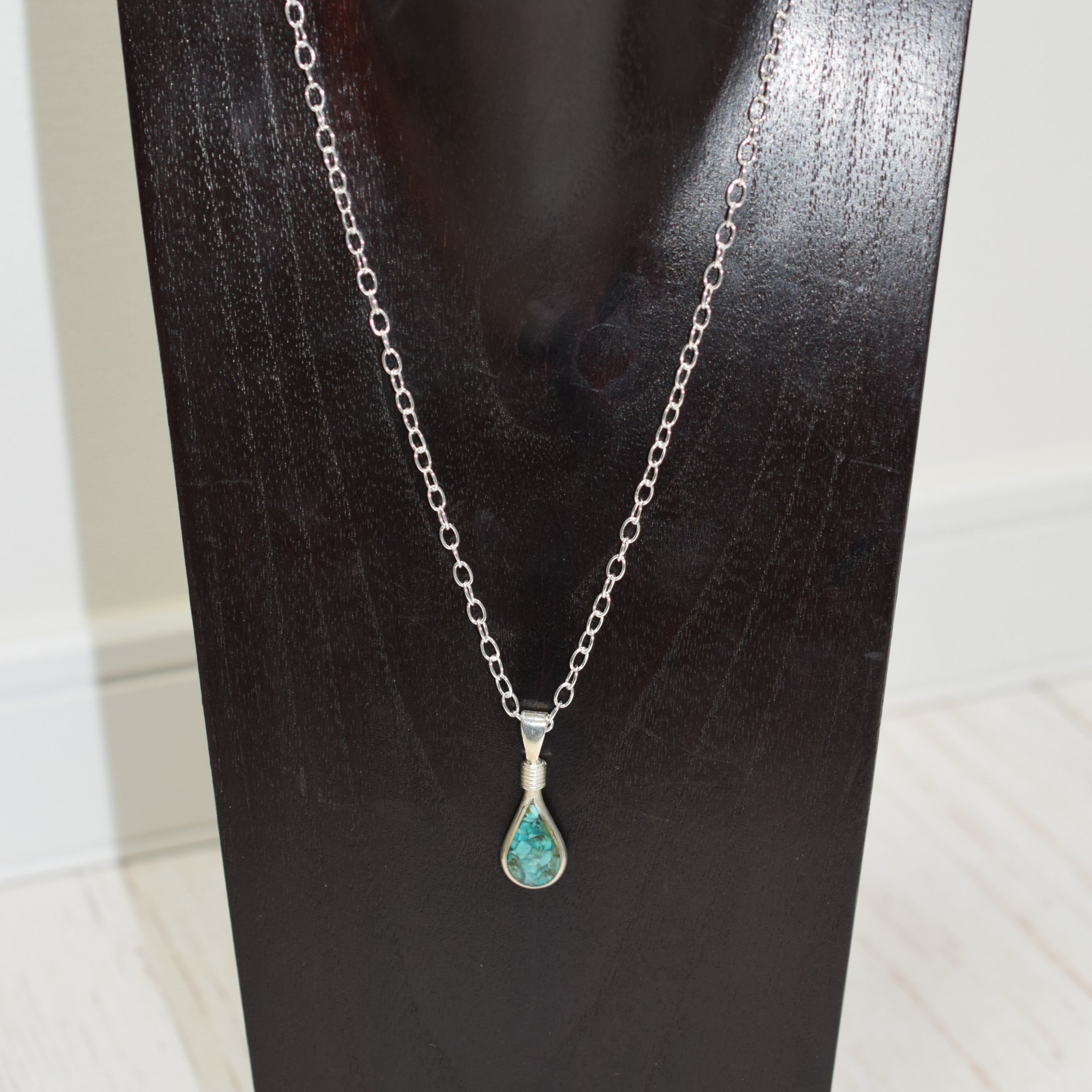 新品:【レアターコイズ】ターコイズペンダントヘッド インレイターコイズヘッド ショート | SHONAN FACTORY CREST