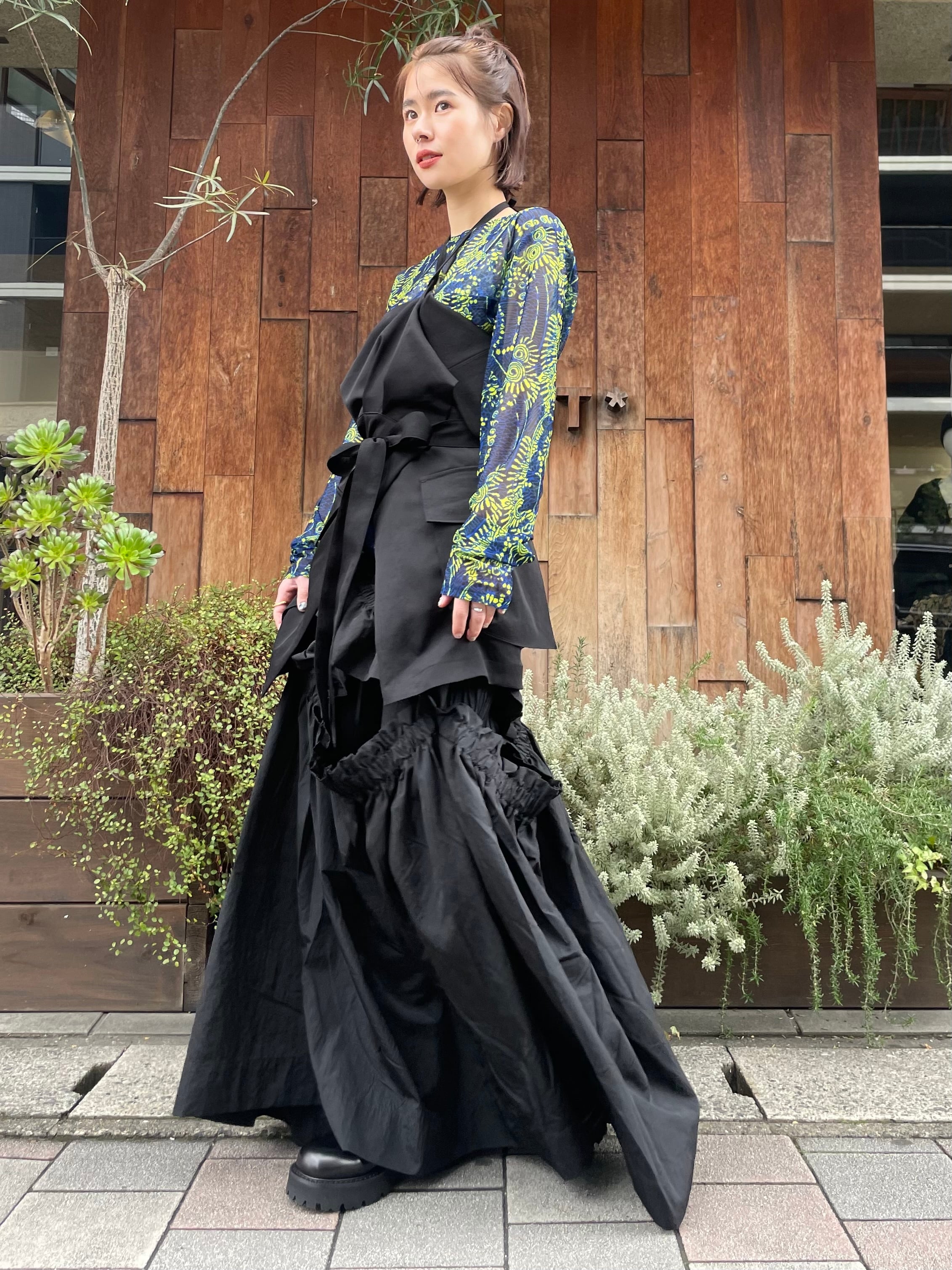 24SS】HOUGA ホウガ / kiki frill dress | TRENTオンラインショップ  