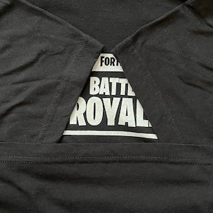 【CANVAS】FORTNITE ロゴ Tシャツ フォートナイト BATTLE ROYALE ナンバリング XL ビッグサイズ US古着