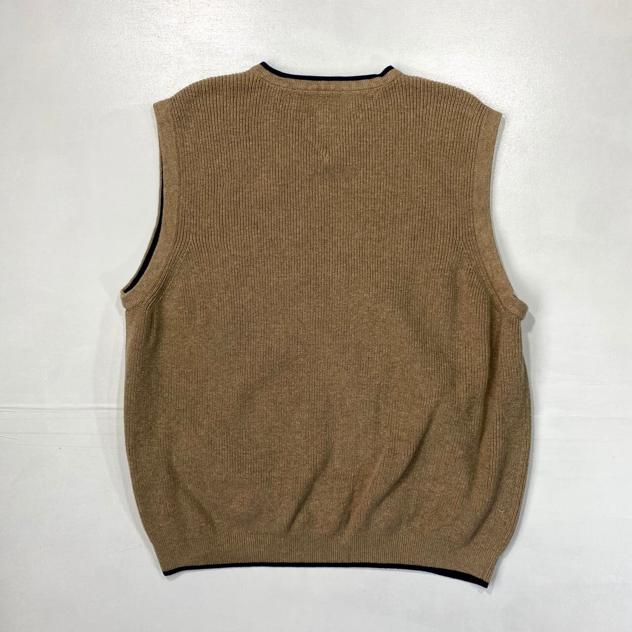 TOMMY HILFIGER トミーヒルフィガー コットンニットベスト メンズL 