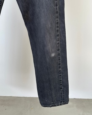 -Levi's- Vintage 90s W32L34 501 Black Denim Pants made in USA