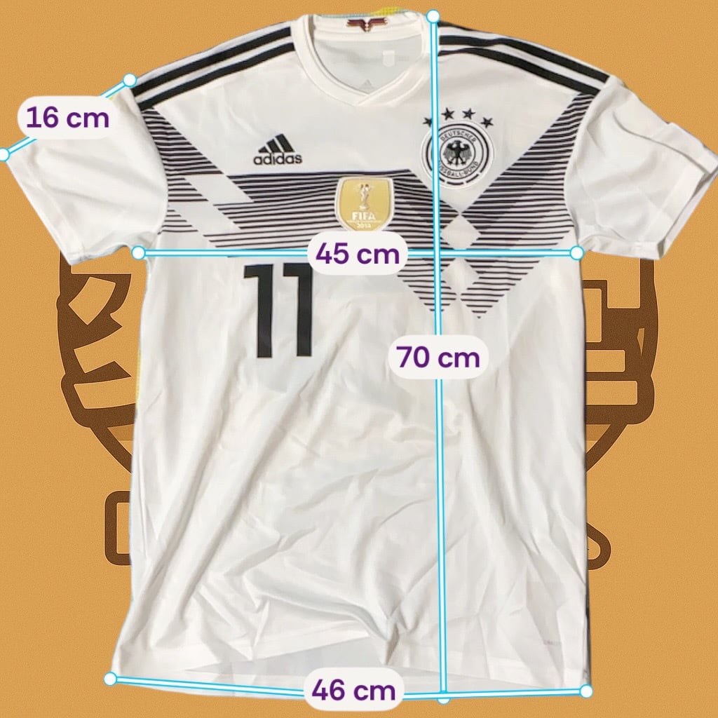 ドイツ 代表 2018 ホーム ユニフォーム #11 REUS adidas】 ドイツ代表 REUS 11 ユニフォーム ホワイト M相当 | 変奇堂