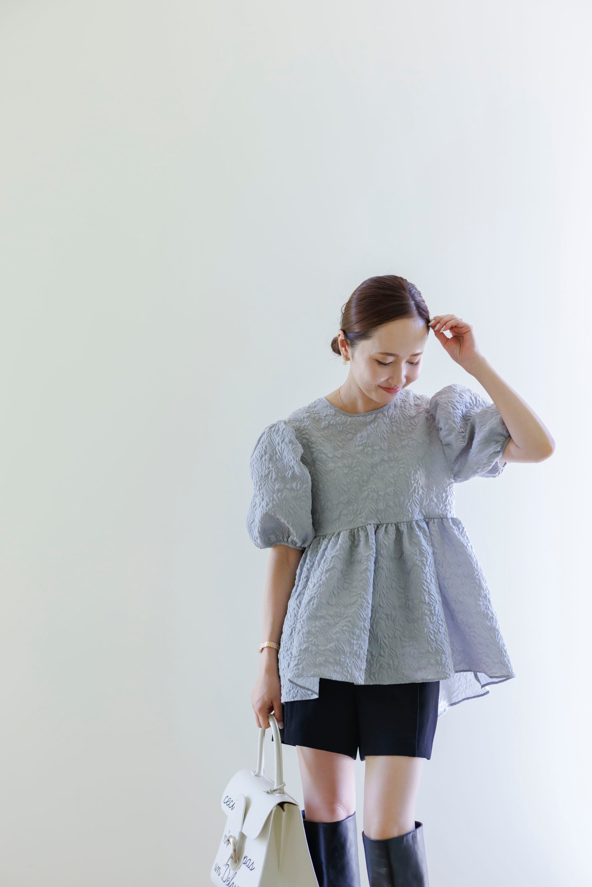 8/9(FRI)21:00 - New Jacquard Blouse 8月末お届け | Bluelea