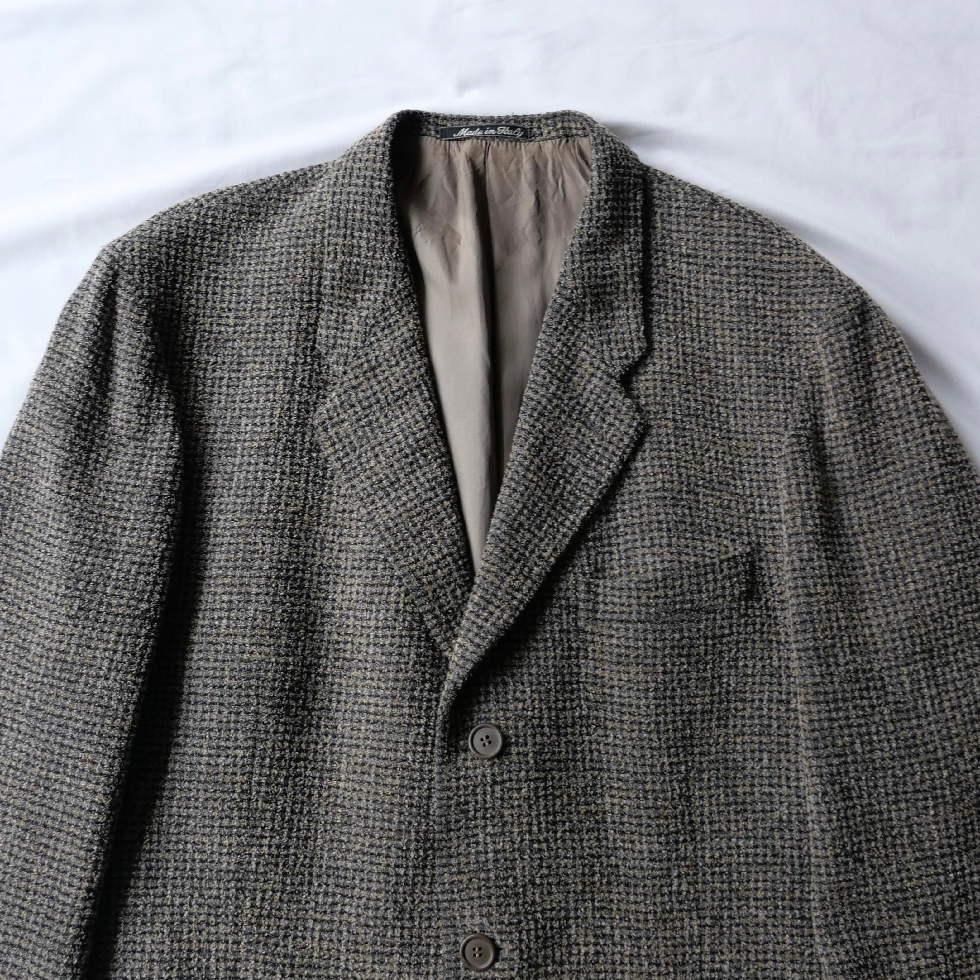 80-90s GIORGIO ARMANI LE COLLEZIONI 3B TWEED JACKET | safarionline