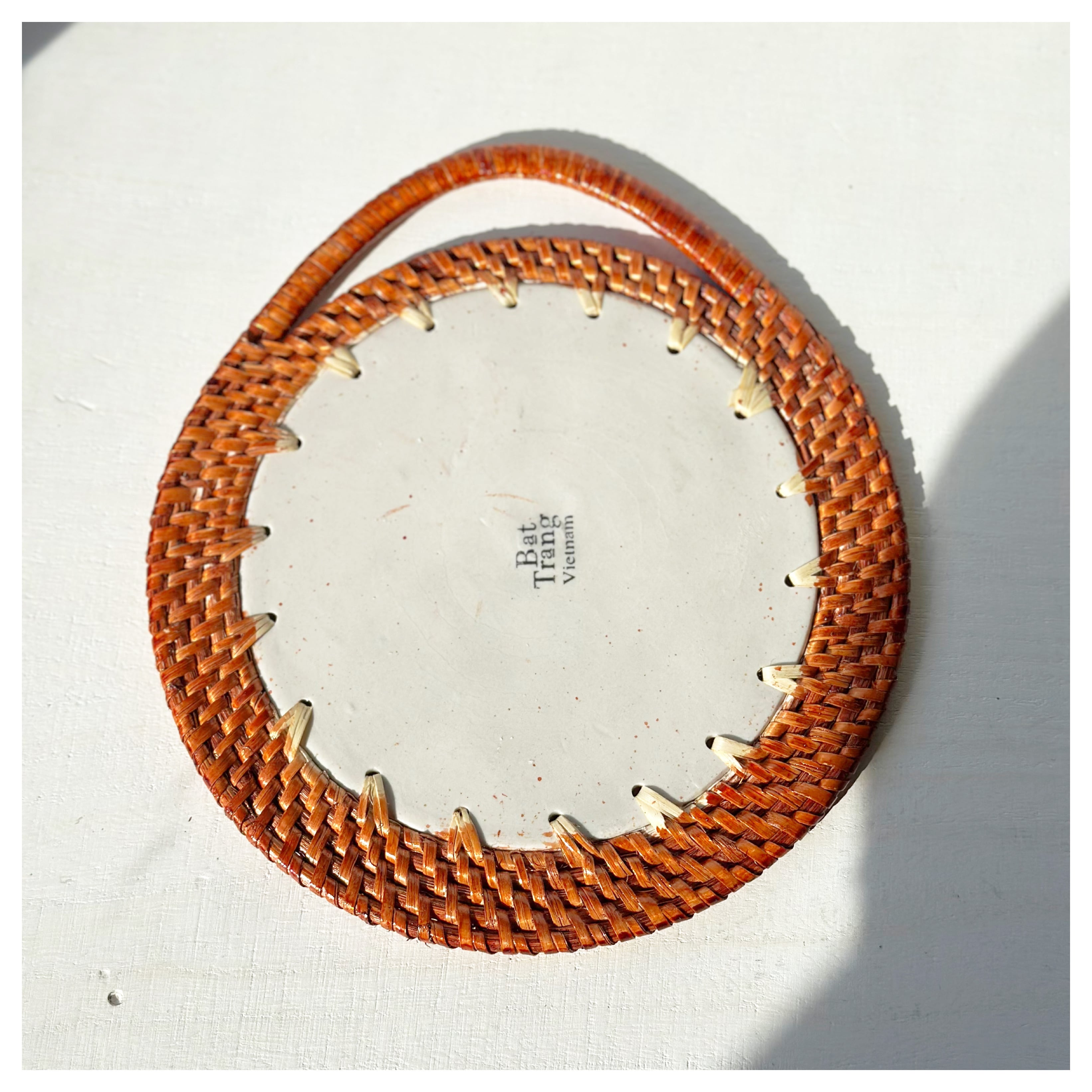 ベトナムのバッチャン焼き 魚柄の鍋敷き 壁飾り | Kc-Labo's shop