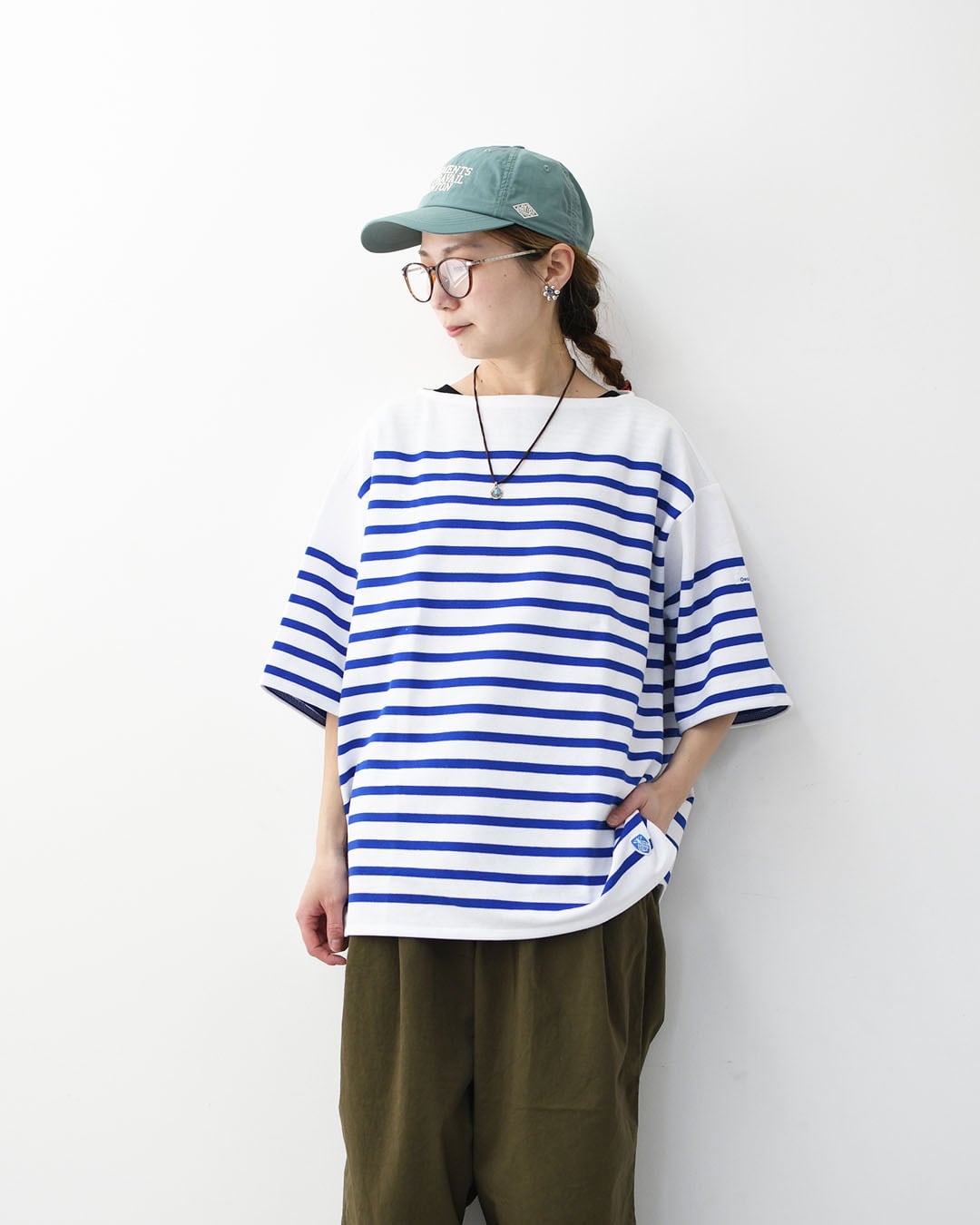 ORCIVAL [オーチバル・オーシバル] Russel Wide Boat Neck S/S P.O.