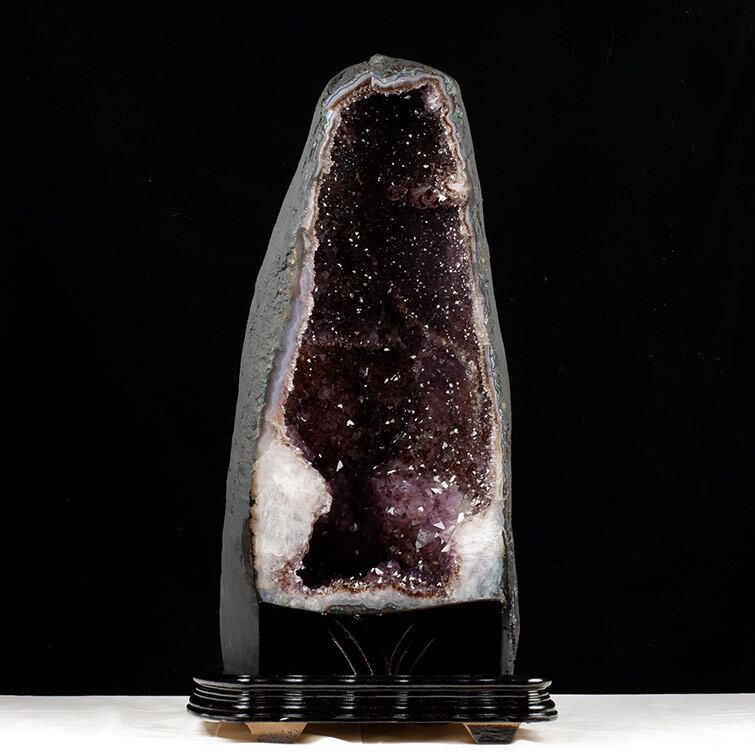 22.5Kg アメジスト ドーム ブラジル産 アメジストドーム アメジスト 原石 ジオード 台座付属 一点物 174-2107