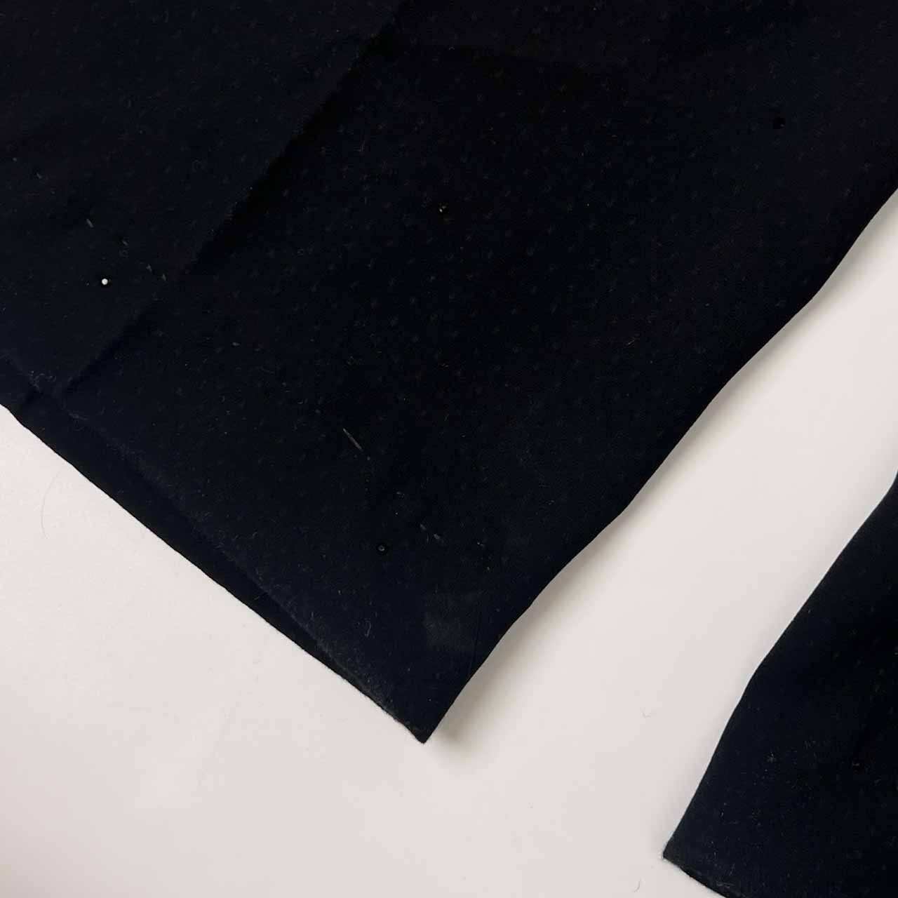 伊太利屋 イタリヤ ラインストーン パンツ 11/ブラック レディース 日本製