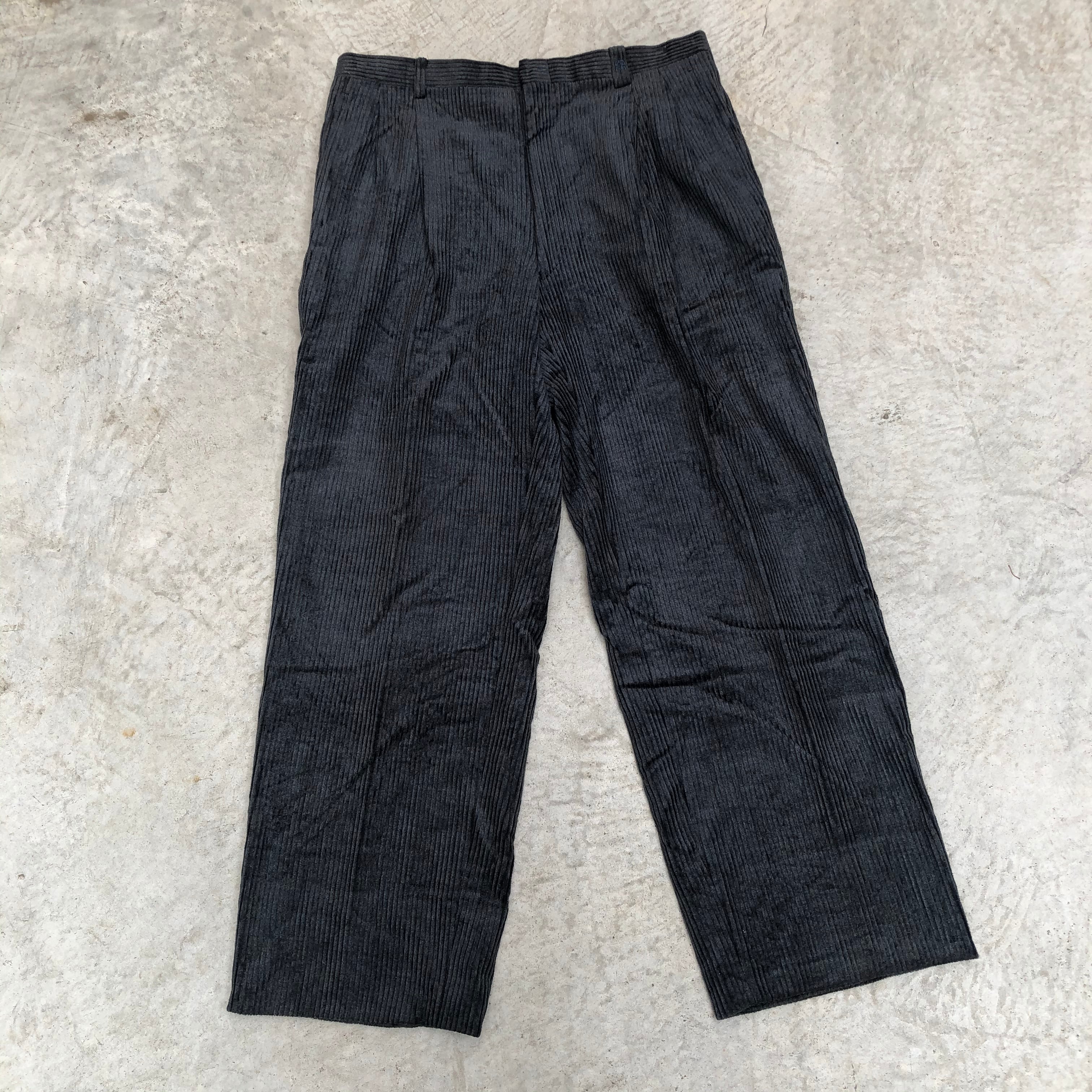 90s Givenchy Corduroy pants 太畝 コーデュロイ スラックス パンツ ...