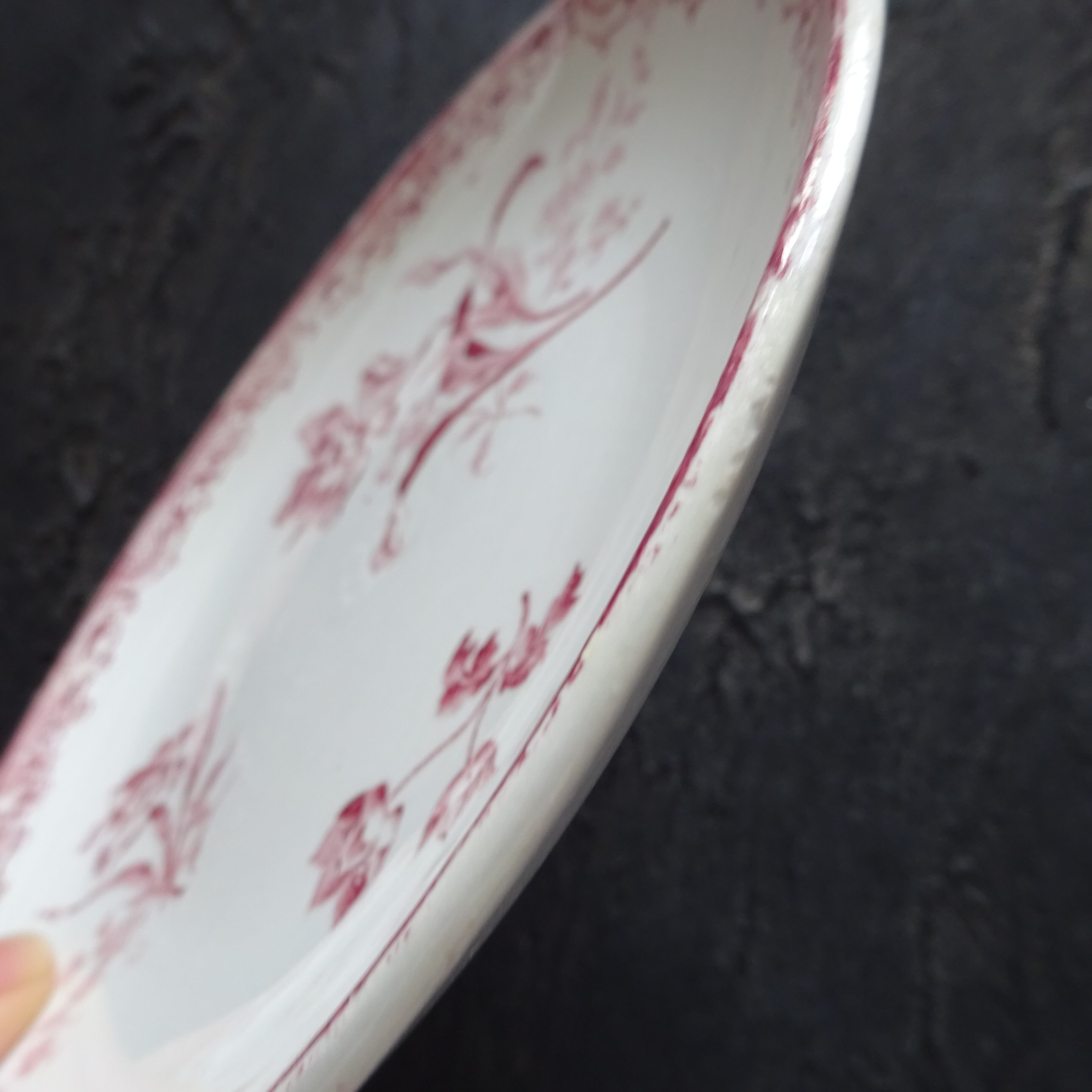 【 Épuisé 】Sarreguemines*modèle《FONTANGES》petite assiette