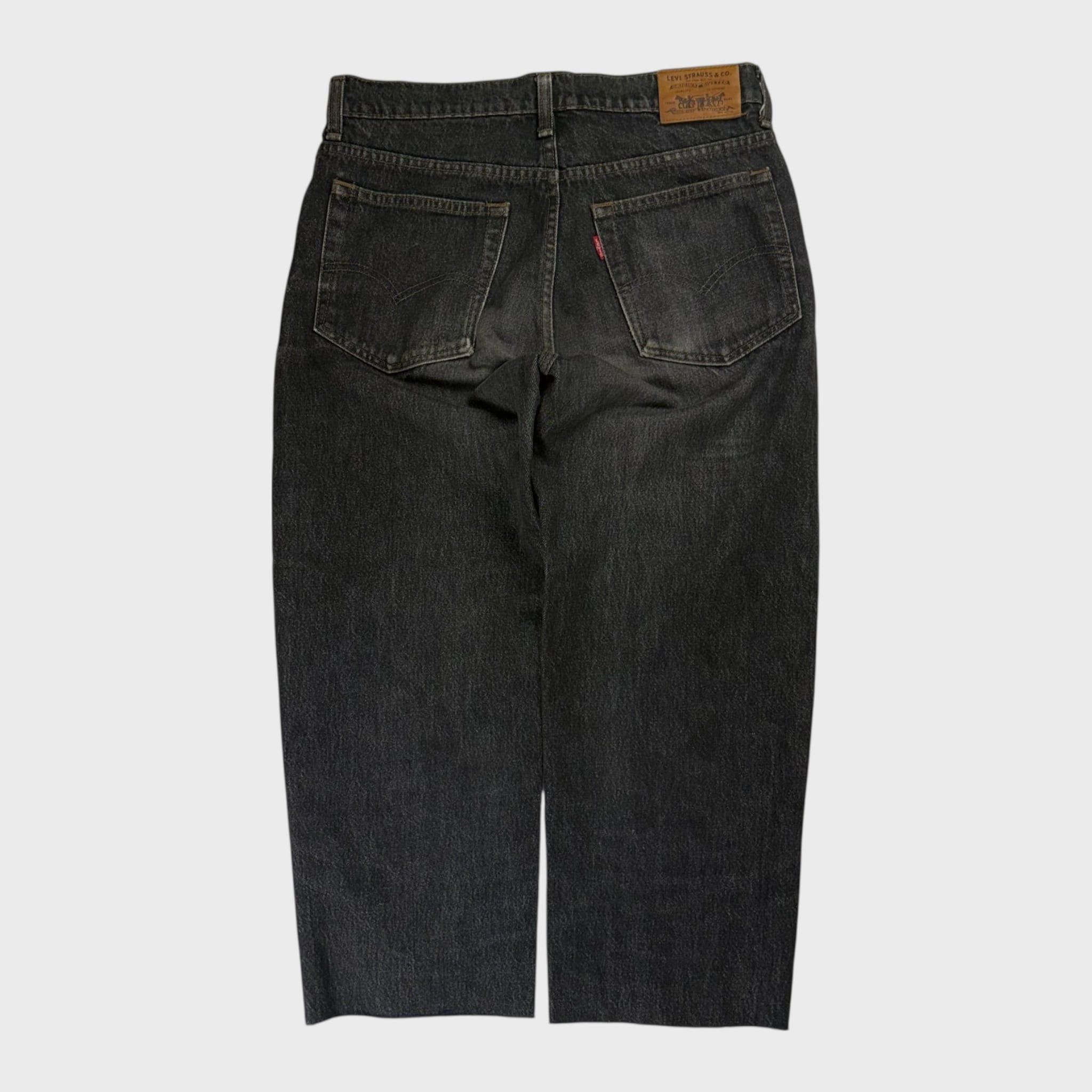 00's】 リーバイス 503 先染め ブラックデニムパンツ W36×L34 ワイド