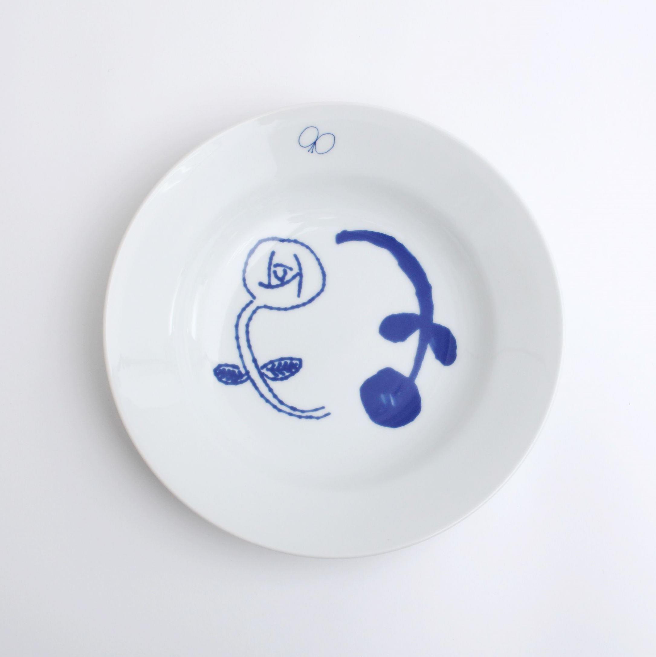 minä perhonen×PASS THE BATON / Remake tableware Deep Plate