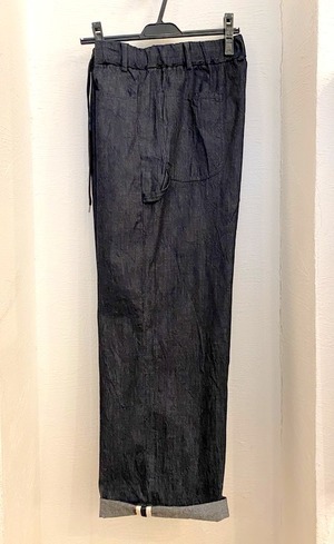 「備後」8oz Denim Wide Easy Painter Pants　Dark Indigo
