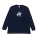 LC丨オフコートロングTシャツ CLAW MARKSロゴ(NAVY)