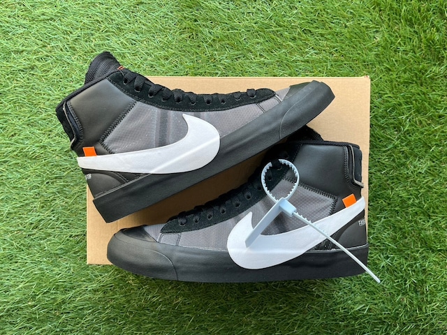 NIKE × OFF-WHITE THE 10 : BLAZER MID BLACK AA3832-001 27cm 08557