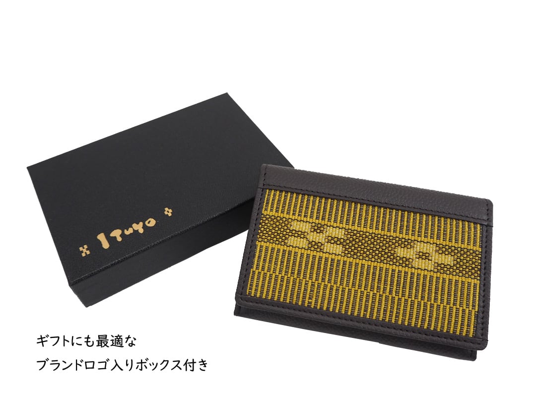 名刺入れ牛革 金糸 [ITUYO]【送料無料】 | あざみ屋 公式オンライン