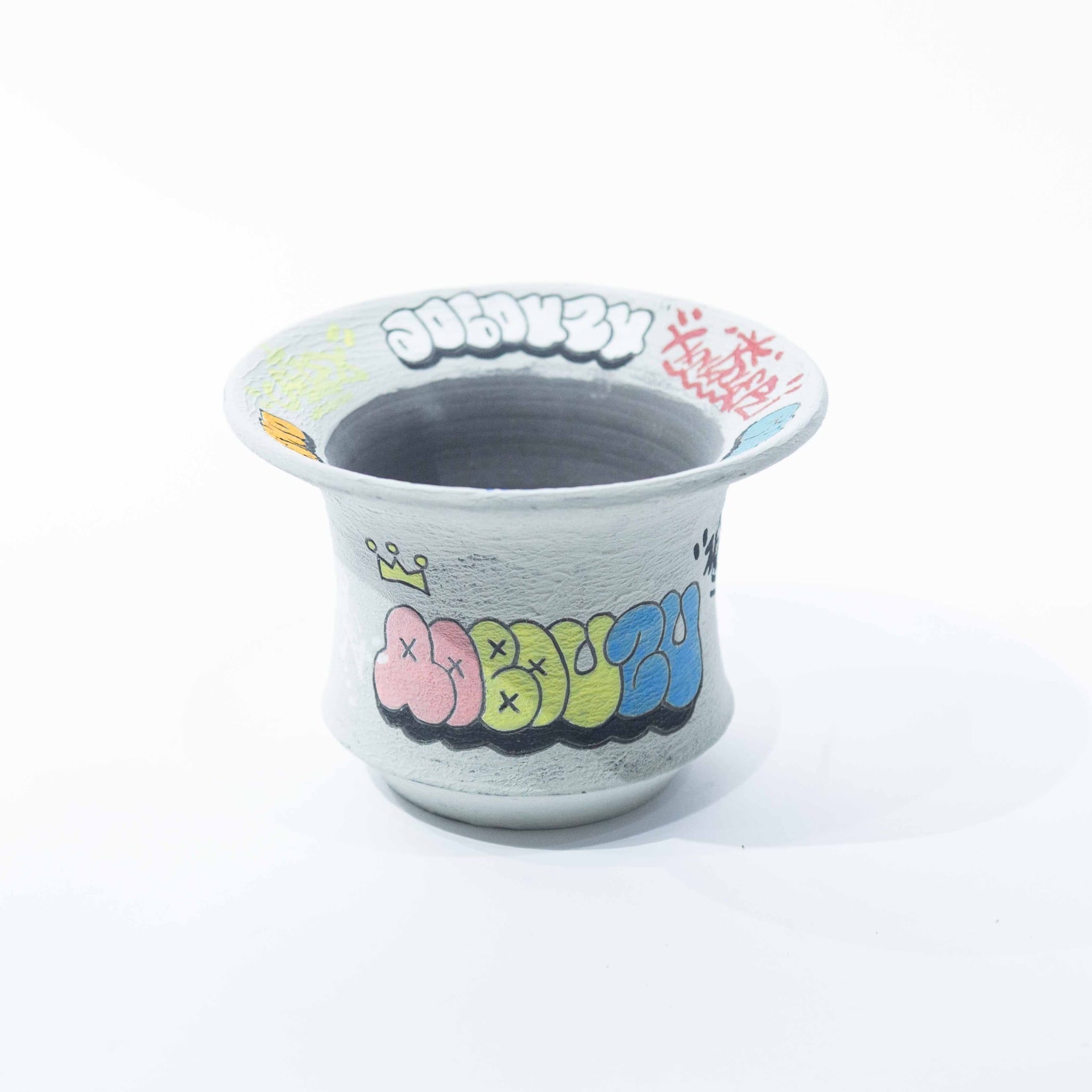 超美品★ハイパーポットクリエイター阿萬×青坊主aobouzu グラフィティ鉢 超美品☆ハイパーポットクリエイター阿萬×青坊主aobouzu