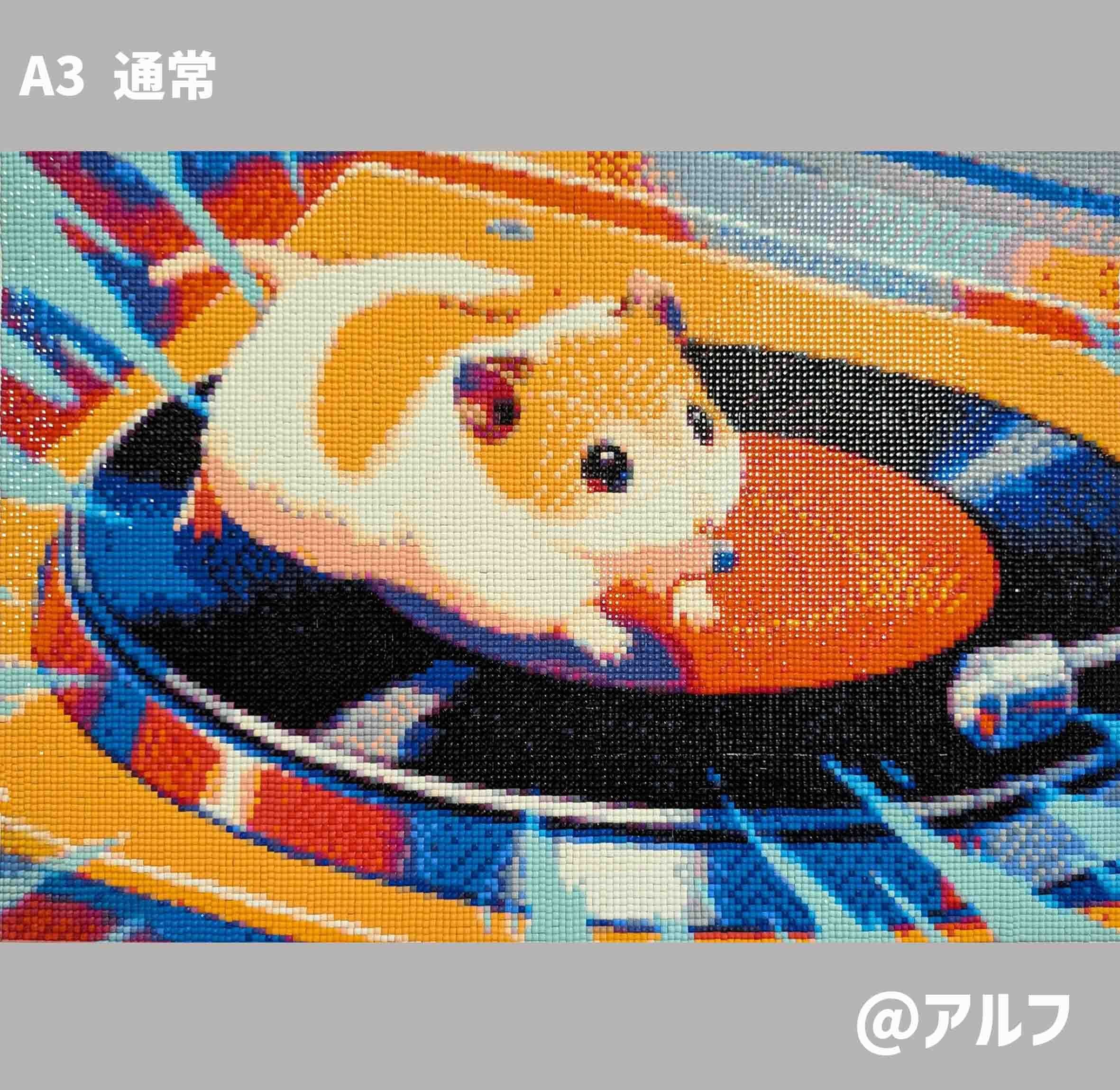 ダイヤモンドアート A3 DJハムスター (通常/フルAB/フルCR/フル樹脂AB
