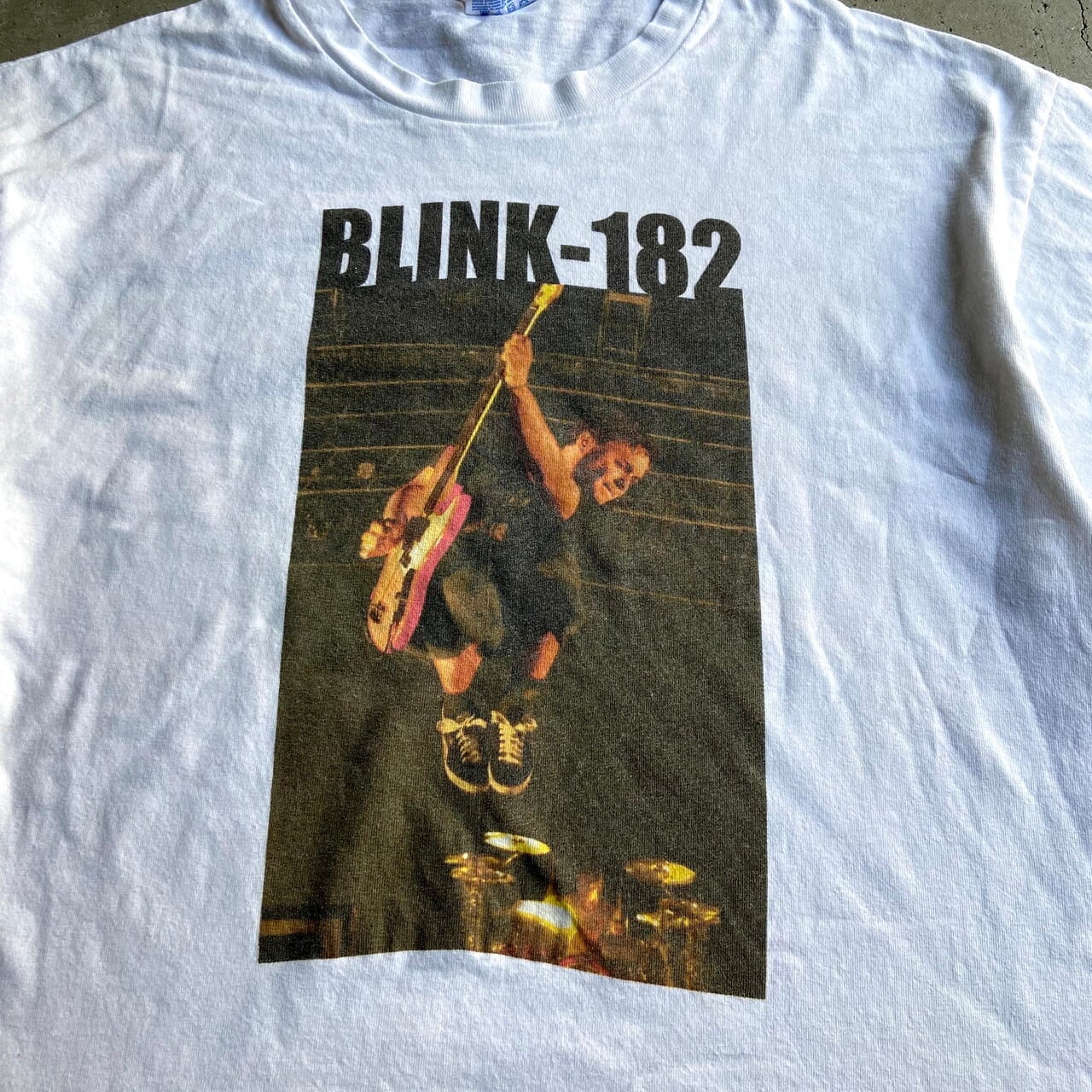 00年代 BLINK-182 ブリンク182 TOUR 2001 バンドTシャツ メンズL 古着 