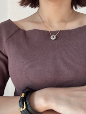 スリーリングネックレス