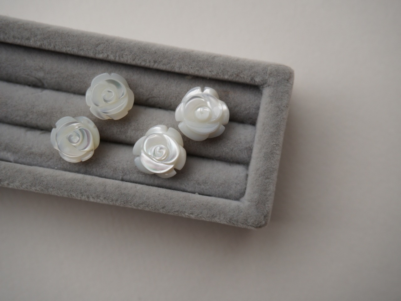 【 WAVE 】shell ROSE pierce (medium)