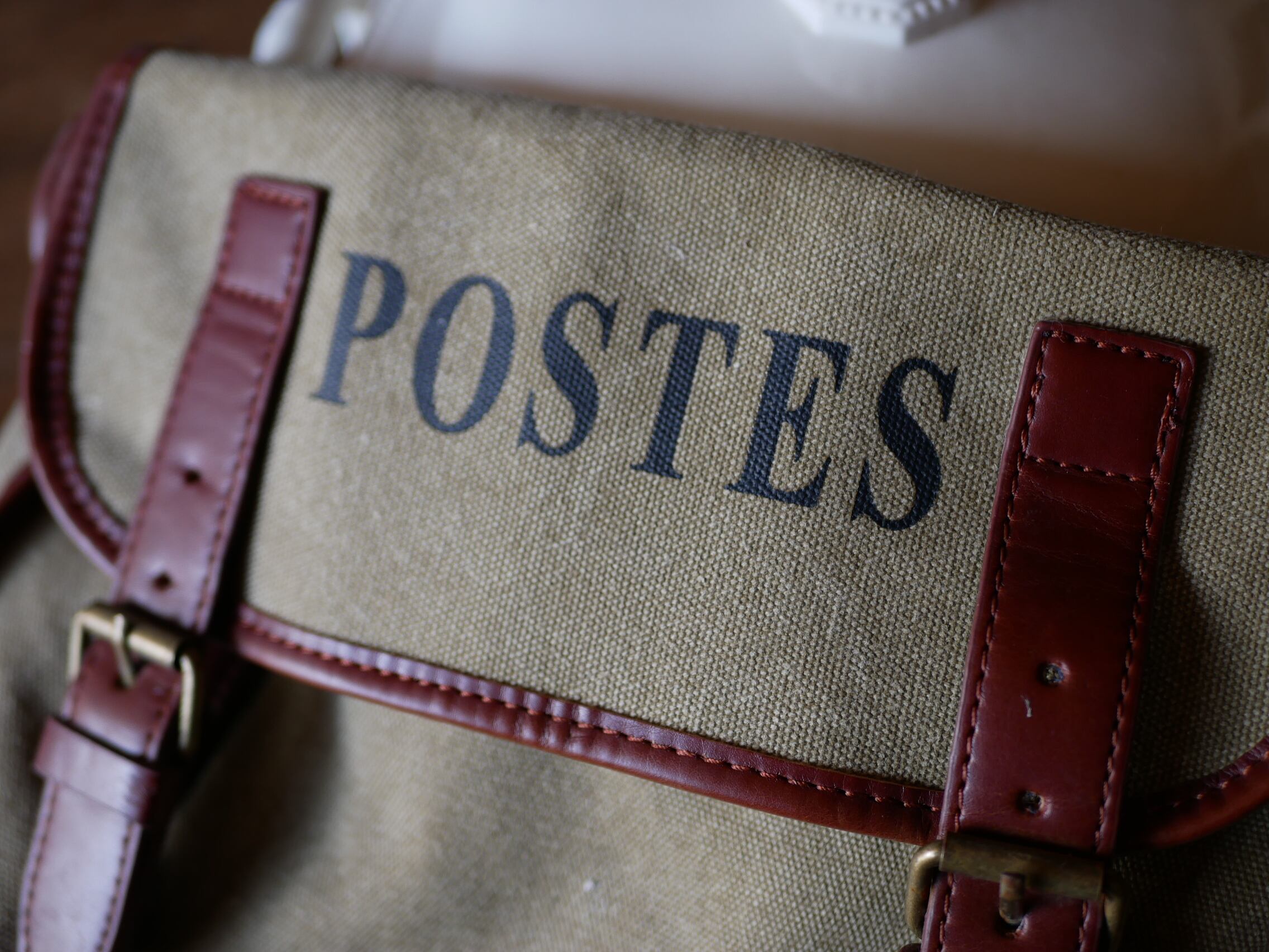 POSTES vintage ショルダーバッグ フランスの郵便配達員   フランス