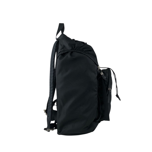 PRADA プラダ バックパック ブラック トライアングルロゴ ナイロン vintage ヴィンテージ オールド wji8cz