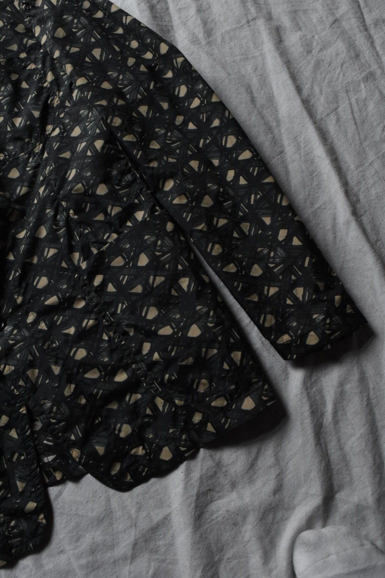 "DRIES VAN NOTEN" Nylon patterned jacket