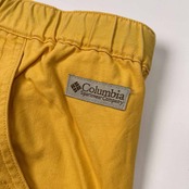 90s Columbia コロンビア クライミング ショーツ カーゴ ハーフパンツ サイズ L /ショートパンツ/イエロー/アウトドア/ビンテージ