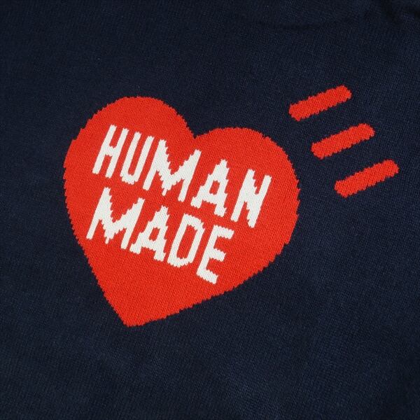human made heart l/s knit sweater