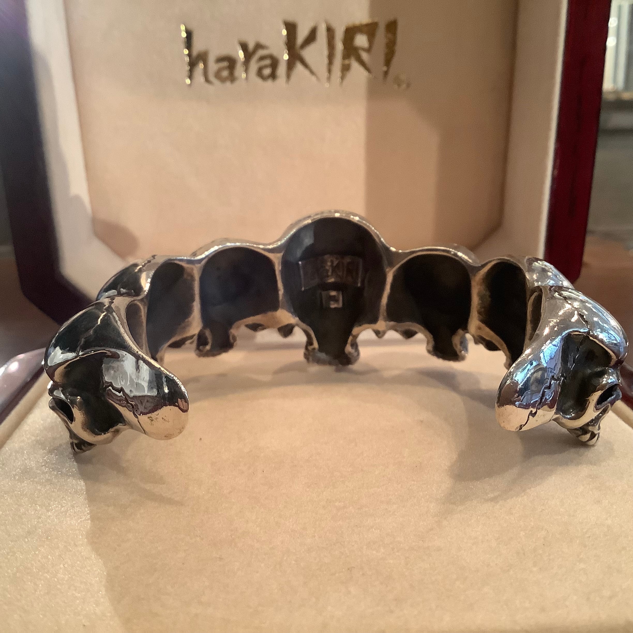 haraKIRI ハラキリ 髑髏バングル（大）SilverJewelry