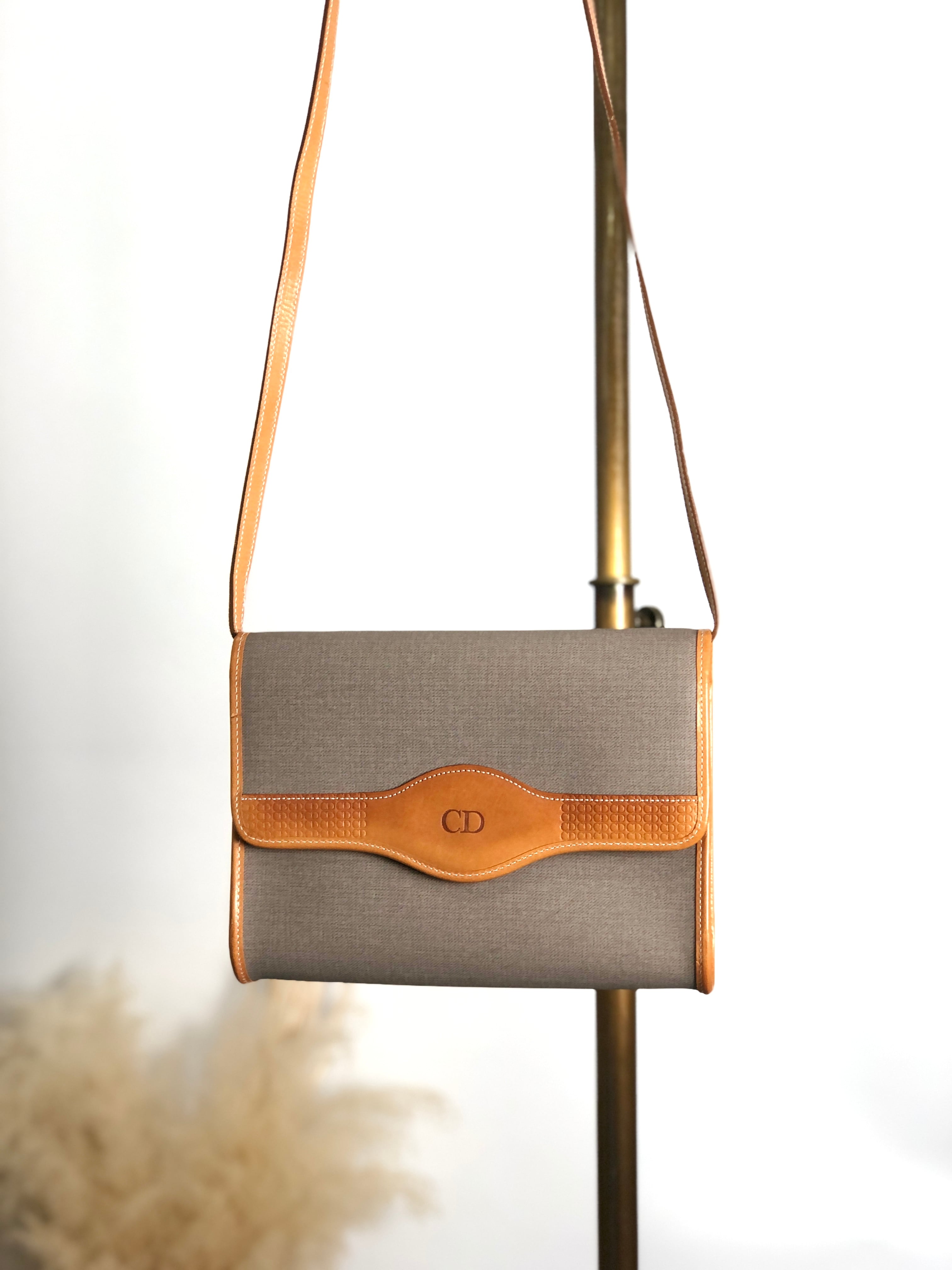 Christian Dior クリスチャン ディオール ショルダーバッグ グレー