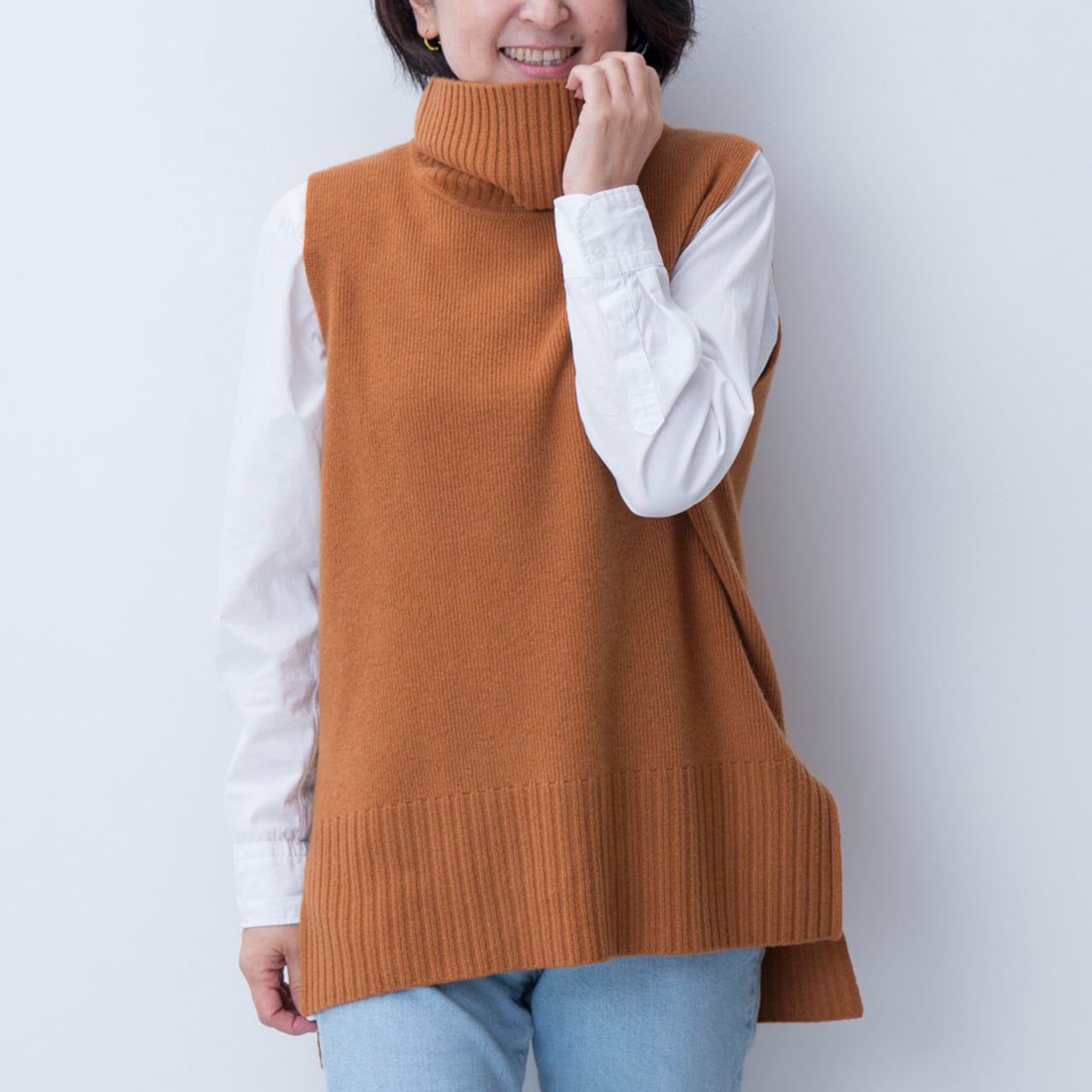 タートルネックベスト（サイズ：38・42） | 白田のカシミヤ ONLINESHOP
