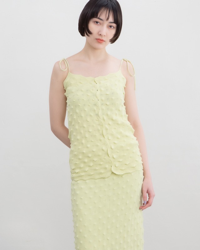 OPEN SESAME CLUB - durian camisole "pistachio"