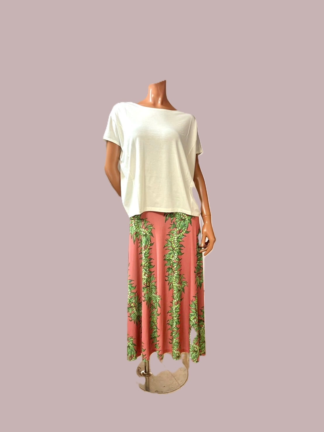 マンタTシャツ 無地ホワイト