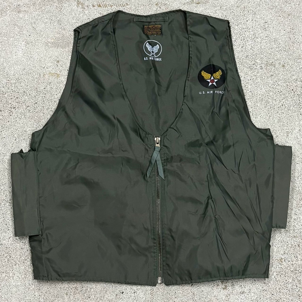 U.S.AIR FORCE 米空軍 E-1 ラジオベスト ベスト | Lifeusedclothing