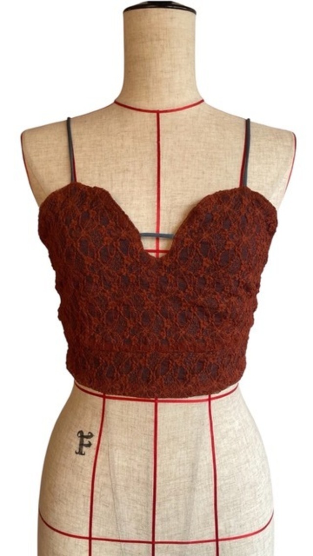 【27SS | 先行予約】FUMIE TANAKA フミエタナカ / ビスチェ /  27s pach bustier