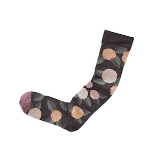 Bonne Maison/【ciel d’hiver】Knee-Highs Umber Hydrangea CH9-03