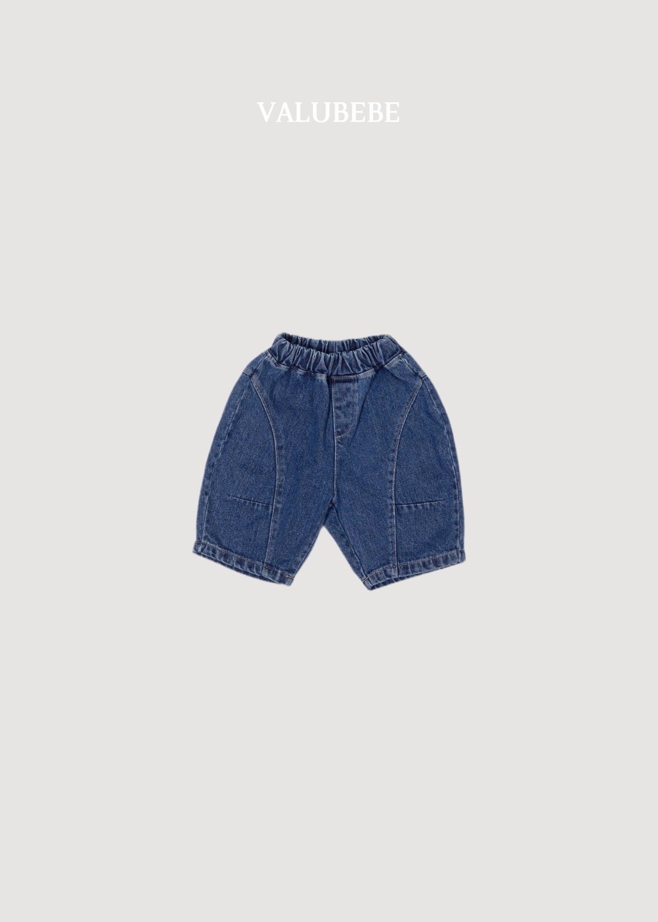 【valu bebe】 カットアウトデニム インディゴ（70〜90cm） - 1