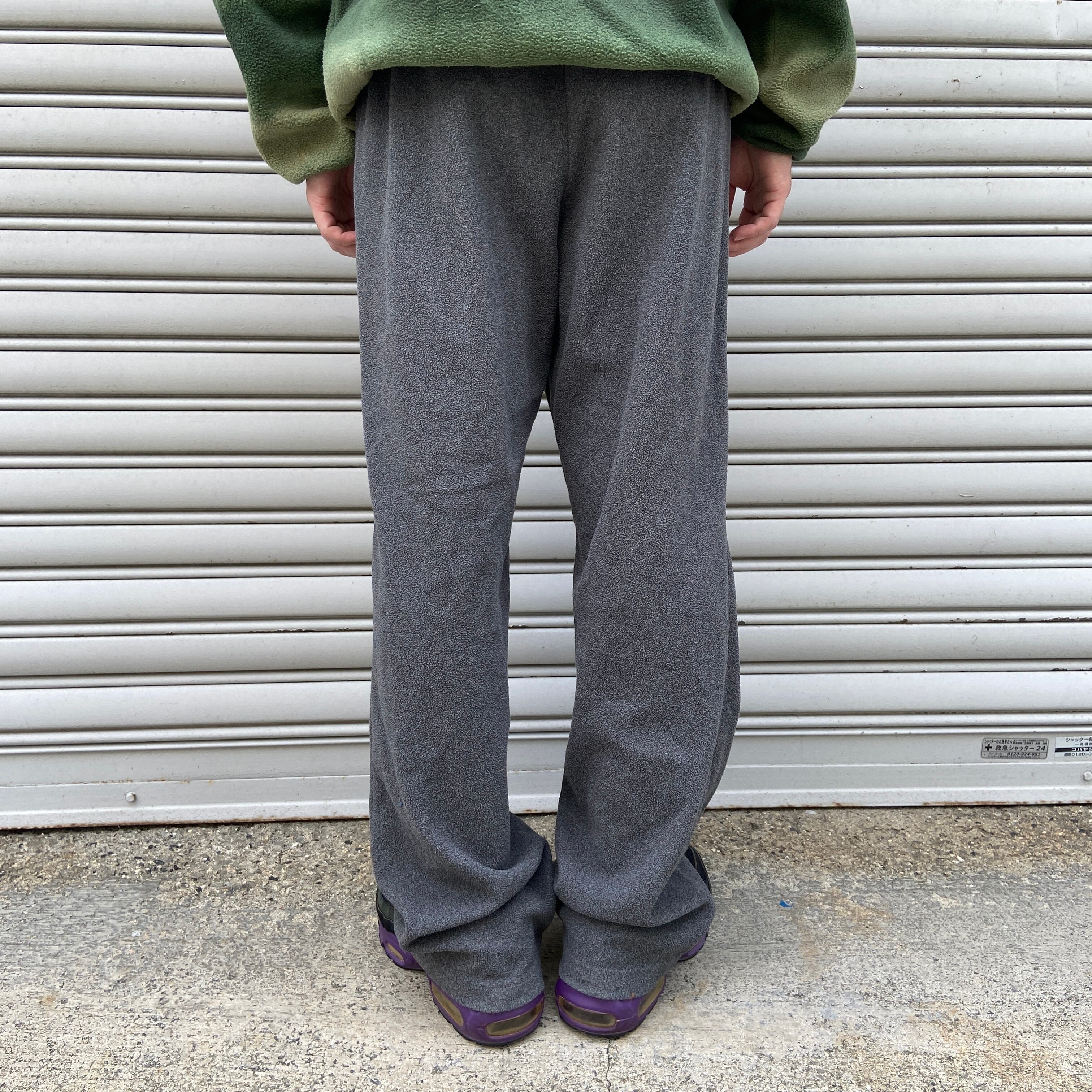 00s GAP フリースイージーパンツ グレー L ルーズストレート | 古着屋 Uan