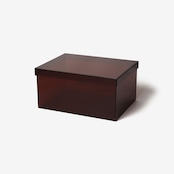 MULTI USE COLORED ACRYL BOX -BROWN | カラーアクリルボックス